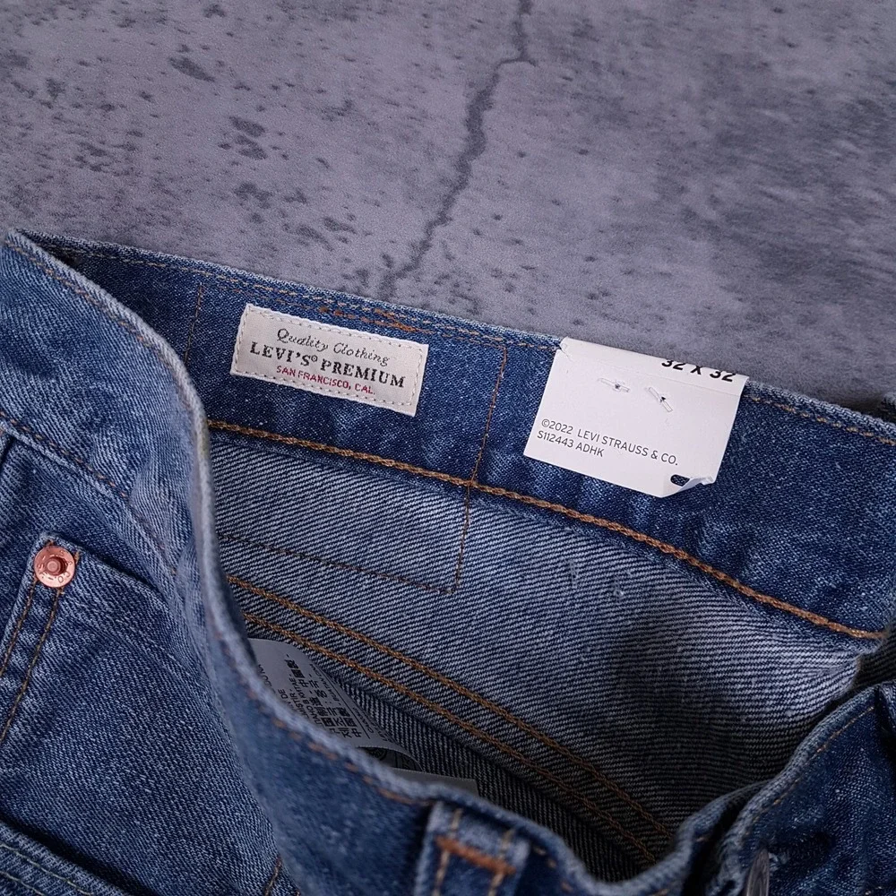 LEVI'S Lot 50's‎ Straight Premium Quality Selvedge Denim Jeans Mens Size 32x32